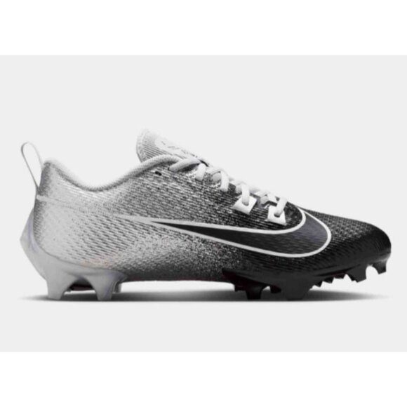 NIKE VAPOR EDGE SPEED 360 2 FOOTBALL CLEATS SILVER/BLACK MEN\'S SIZE 7 NEW main image 13